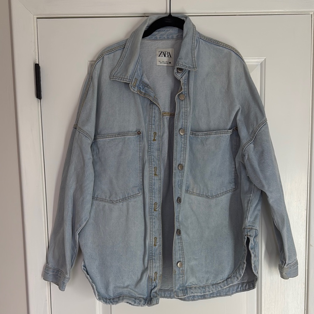 Zara Light Blue Denim Jacket
